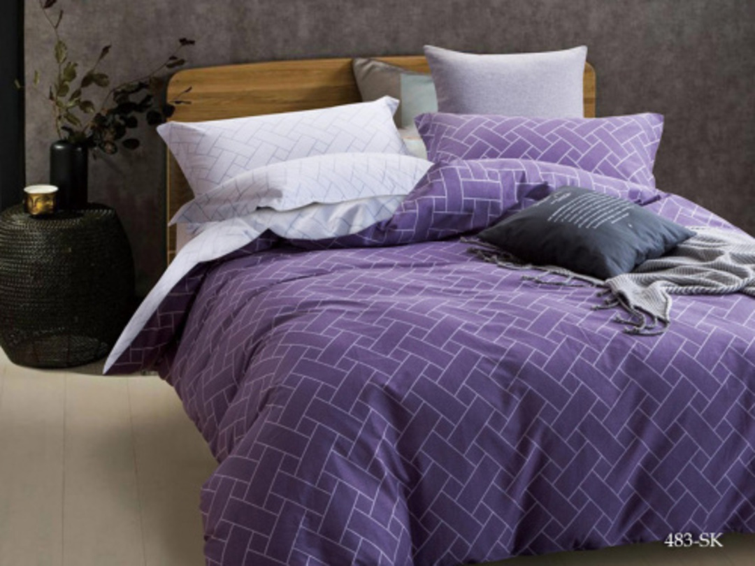 КПБ евро сатин в коробке Satin de Luxe SK Клео <483-SK>