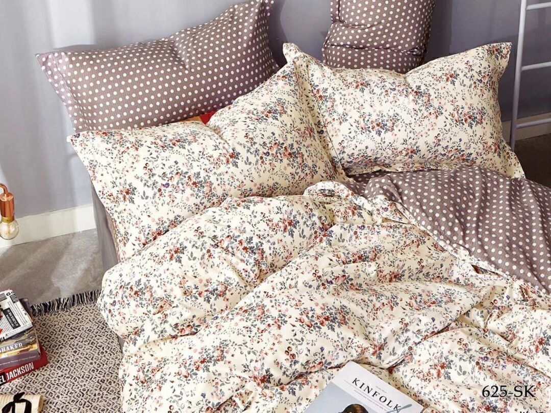 КПБ евро сатин в коробке Satin de Luxe SK Клео <625-SK>
