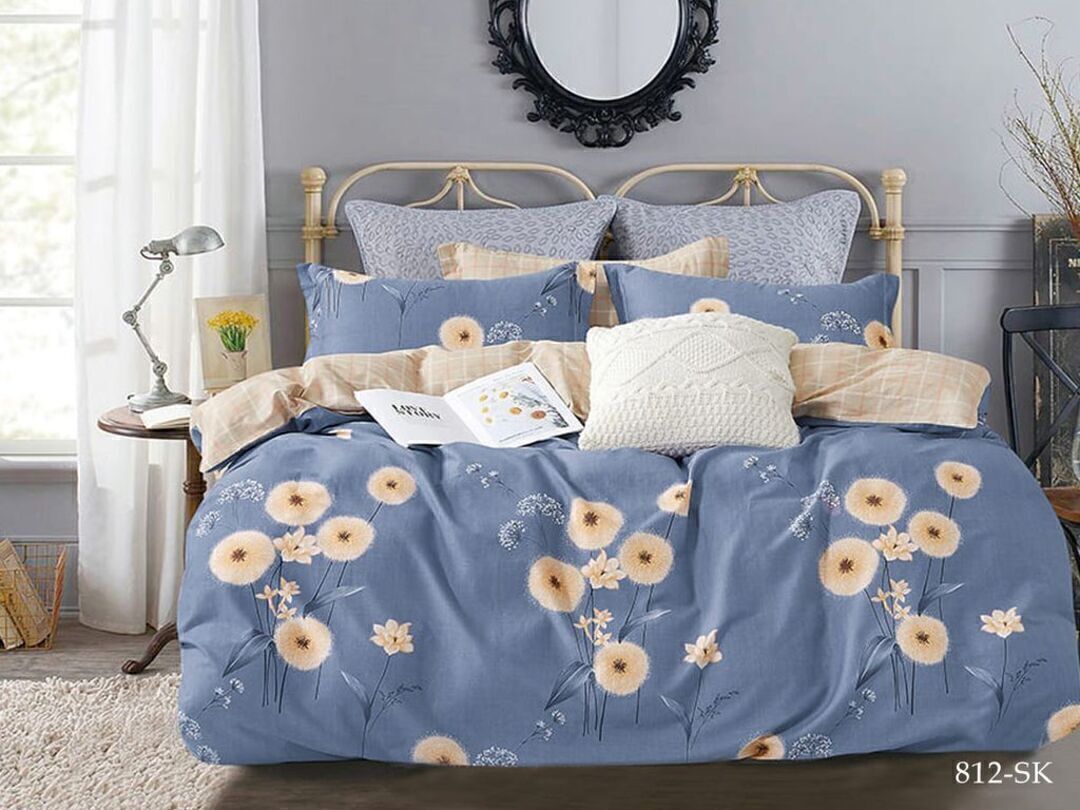 КПБ 1,5сп сатин в коробке (нав 50*70) Satin de Luxe SK Клео <812-SK>