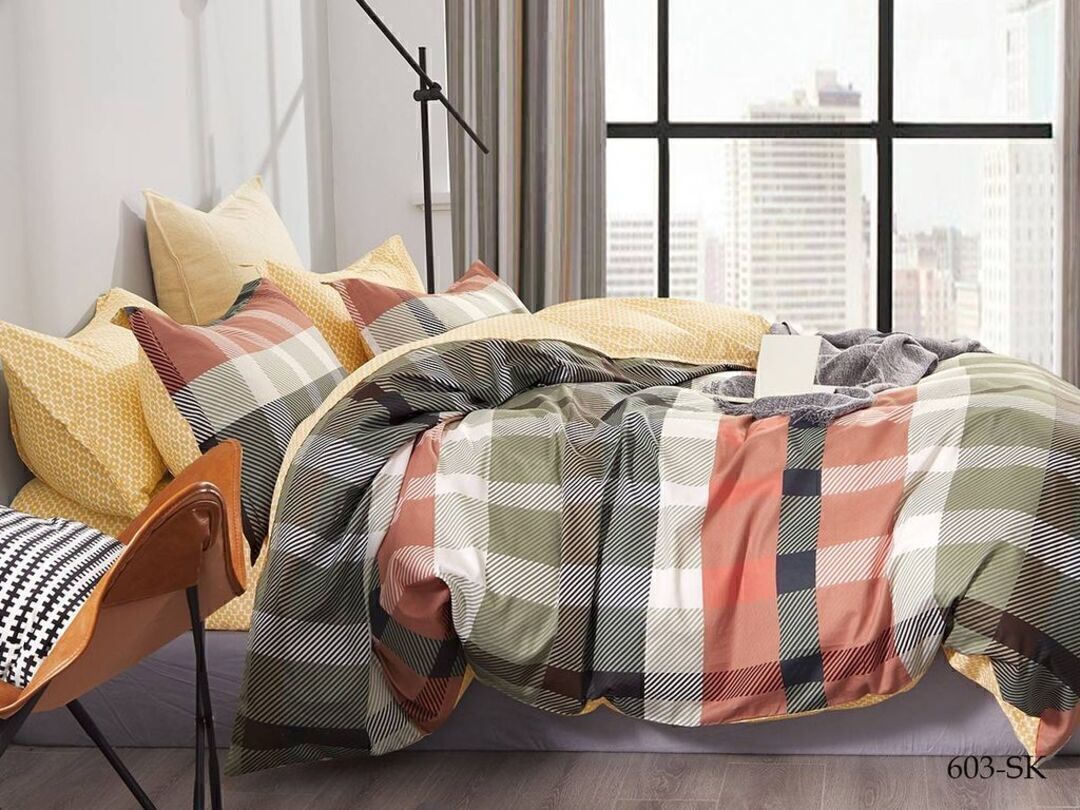 КПБ 1,5сп сатин в коробке (нав 70*70) Satin de Luxe SK Клео <603-SK>