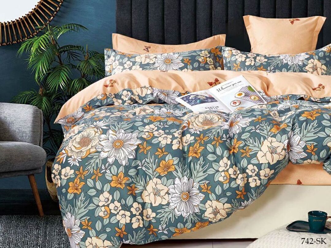 КПБ 2сп сатин в коробке (нав 70*70) Satin de Luxe SK Клео <742-SK>