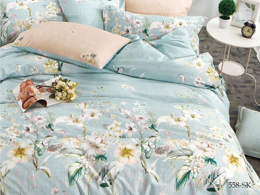 КПБ 2сп сатин в коробке (нав 70*70) Satin de Luxe SK Клео <558-SK>