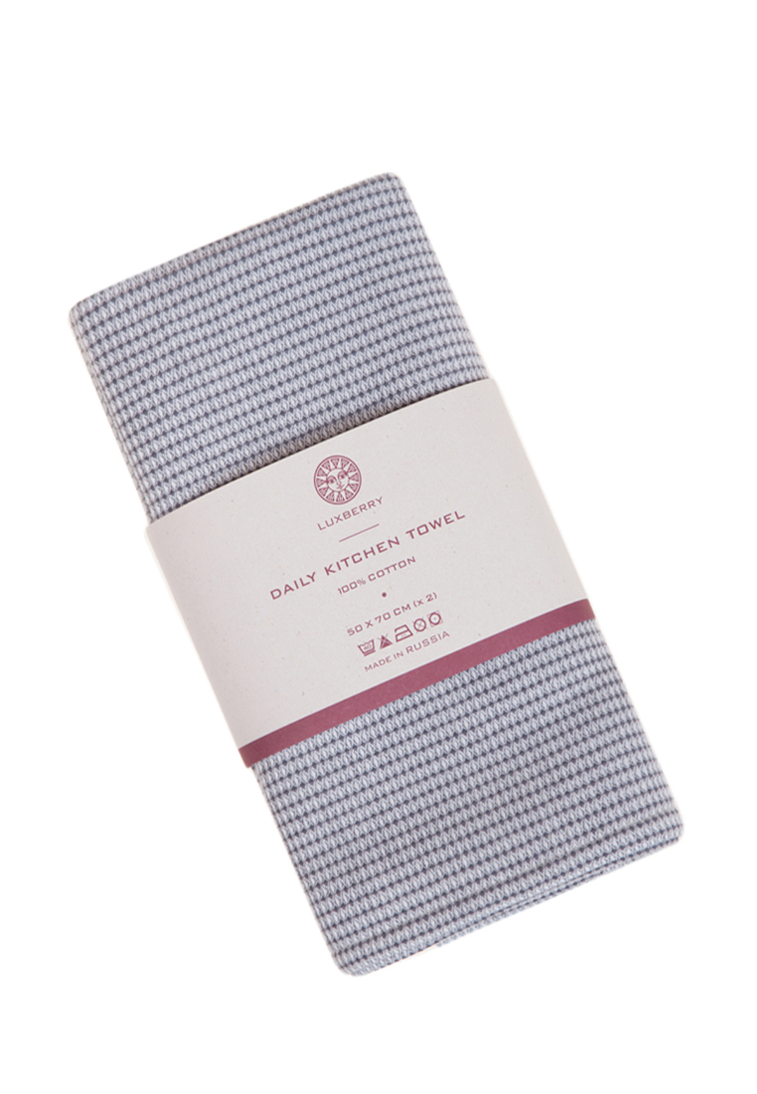 Набор кухонных полотенец DAILY KITCHEN TOWEL Luxberry <2 полотенца в наборе 50*70,ягодный>