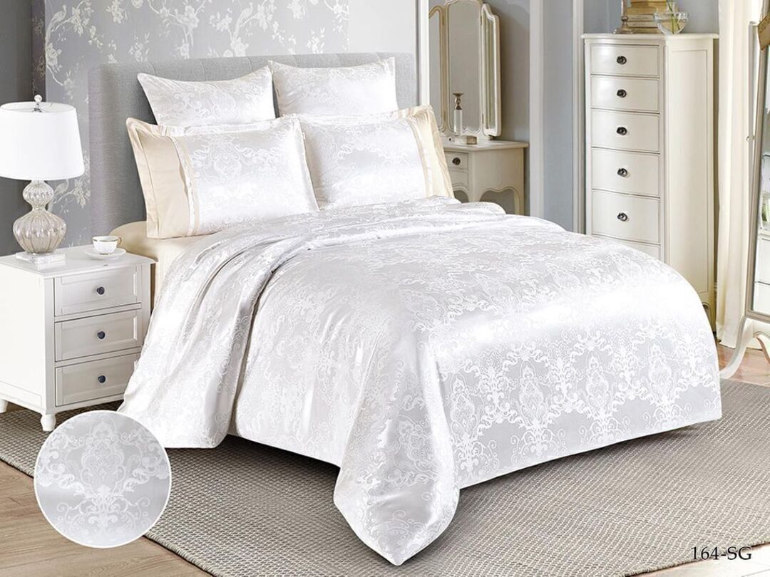 КПБ евро сатин-жаккард Satin Jacquard SG Клео <SG-164>
