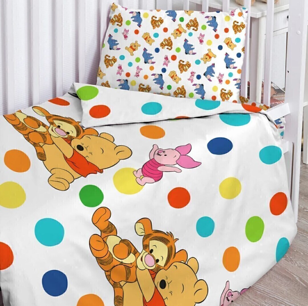 КПБ в детскую кроватку поплин Disney Baby <738381 Винни Пух и друзья>