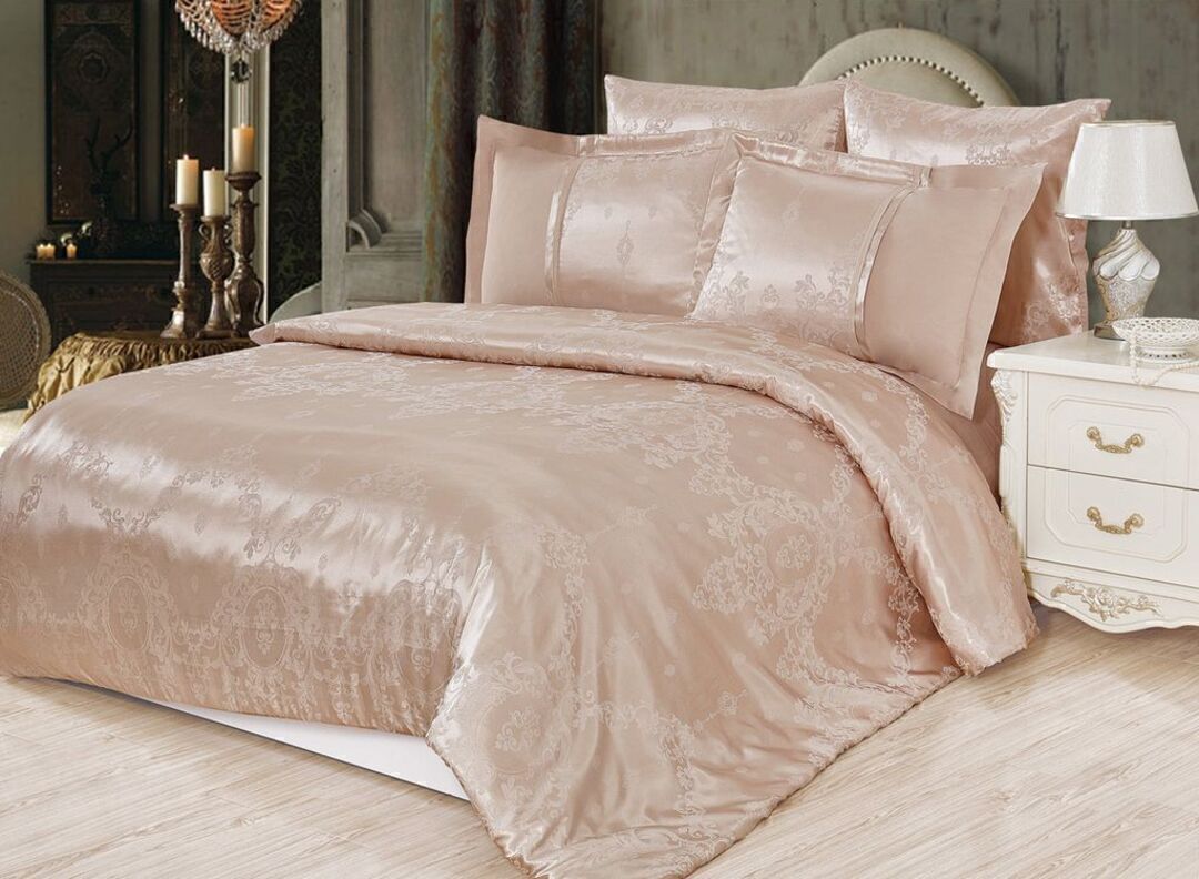 КПБ евро сатин-жаккард Satin Jacquard SG Клео <SG-087>