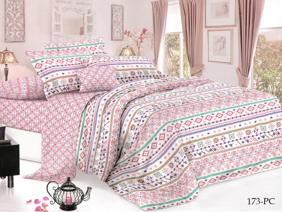 КПБ семейный поплин Pure Cotton PC Клео <PC-173 Скидка 20%>