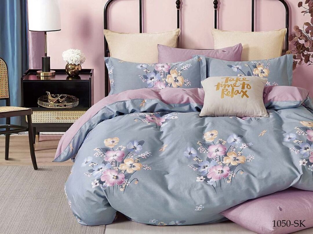 КПБ 2сп сатин в коробке (нав 70*70) Satin de Luxe SK Клео <1050-SK>