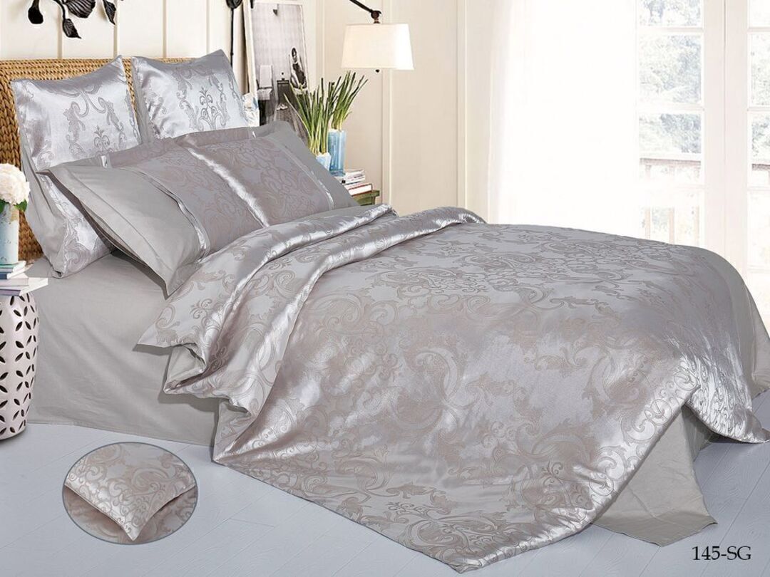 КПБ семейный сатин-жаккард Satin Jacquard SG Клео <SG-145>
