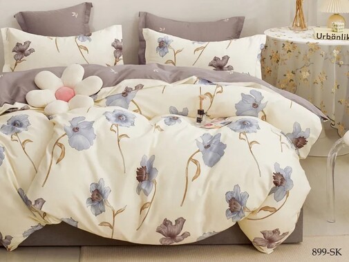 КПБ евро сатин в коробке Satin de Luxe SK Клео <899-SK>