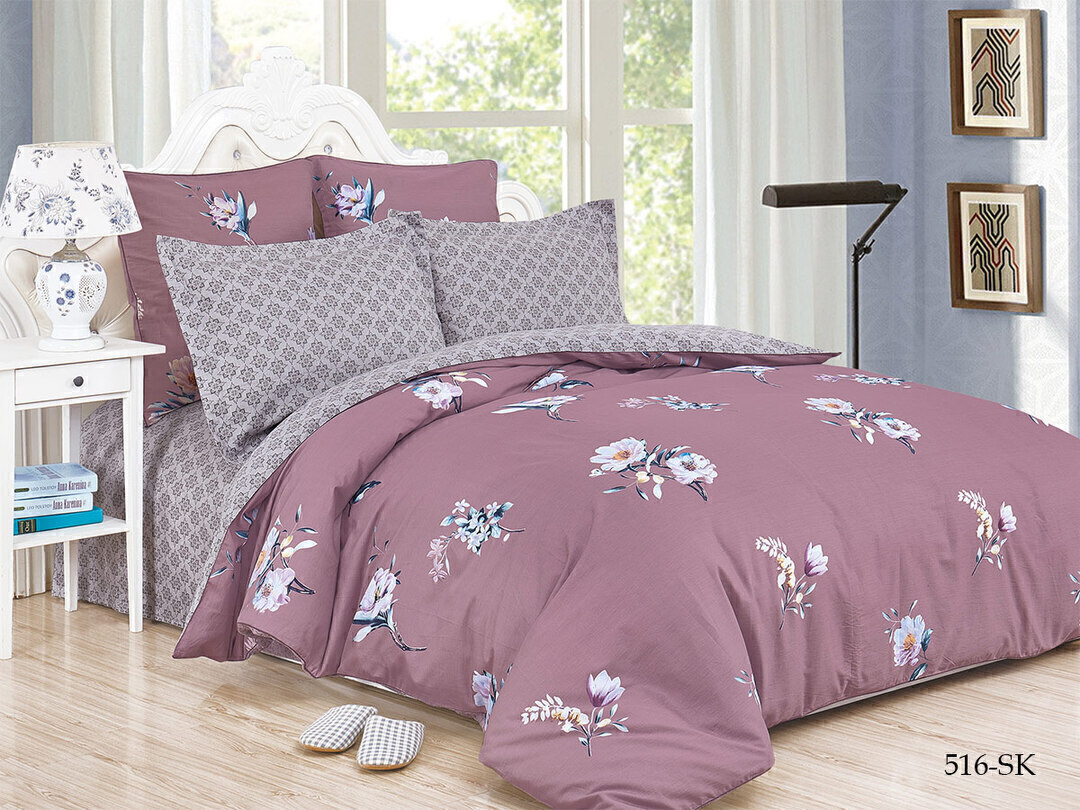 КПБ 2сп сатин в коробке (нав 70*70) Satin de Luxe SK Клео <516-SK>