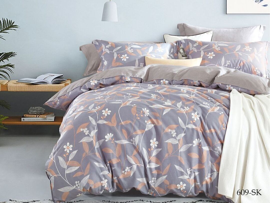 КПБ евро сатин в коробке Satin de Luxe SK Клео <609-SK>