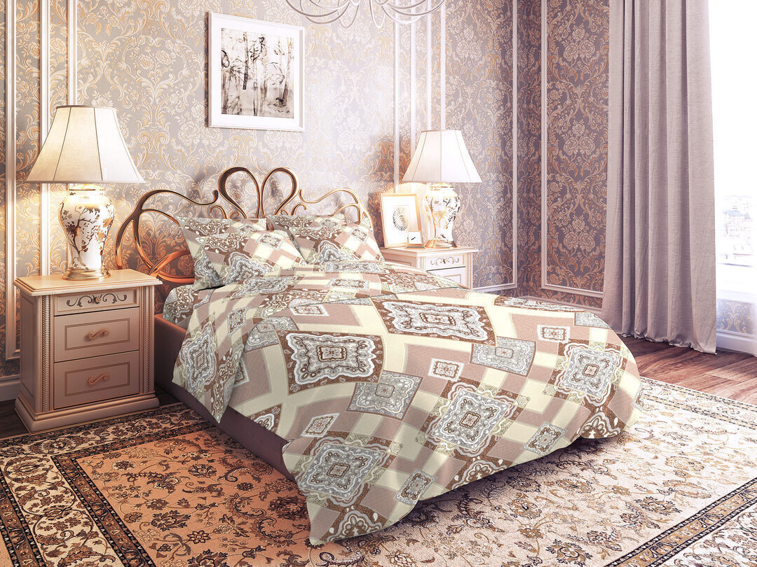 Простыня 2сп бязь 125 (180*210) Реноме <7939-2 Дороти> (арт.35/105)