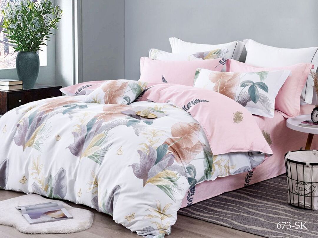 КПБ 2сп сатин в коробке (нав 70*70) Satin de Luxe SK Клео <673-SK>