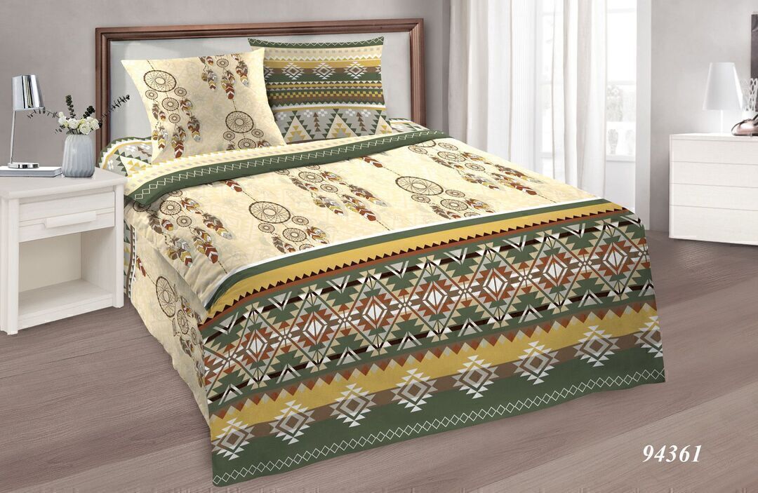 КПБ 2сп с евро простыней бязь Шуя Реноме <94361> (арт.61/005н)