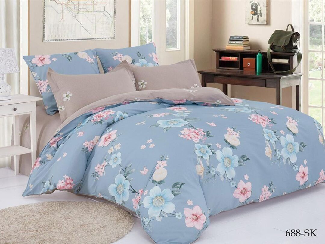 КПБ 2сп сатин в коробке (нав 70*70) Satin de Luxe SK Клео <688-SK>