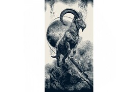 Полотенце махровое 70*140  Юрьев-Польский<8199 Горный сибиряк,  70*140, банное Н.Г.>