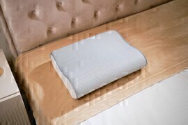 Подушка ортопедическая Memory foam Реноме <14/307,  Эргономика С (сетка), 50*38*12>