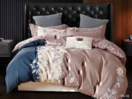 КПБ евро сатин в коробке Satin de Luxe SK Клео <706-SK>