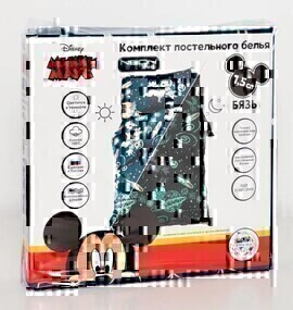 КПБ детский 1,5сп бязь Мульты <4948399  Mickey Микки Маус НЕОН>