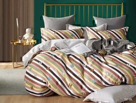 КПБ евро сатин в коробке Satin de Luxe SK Клео <787-SK>