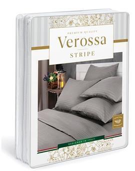 КПБ  страйп-сатин (нав 70*70) Verossa Stripe <70258 Taupe>
