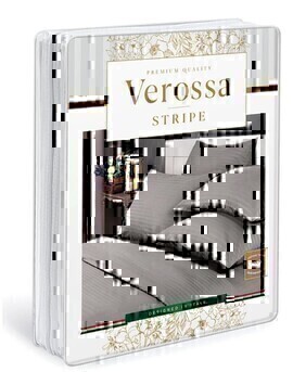 КПБ семейный страйп-сатин с серебром Verossa Stripe <4643/1+4727/1 Серебряный вальс Скидка 15%>