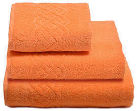 Полотенце махровое Плайт ДМ Люкс, 116 оранжевый