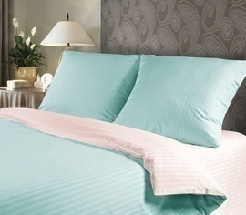 КПБ 1,5сп страйп-сатин (нав 70*70) Verossa Stripe <8274/10 Blue Sky>