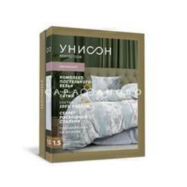 КПБ семейный сатин Унисон <24273-1/24292-3 Cassiopea Скидка>