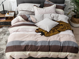 КПБ 1,5сп сатин в коробке (нав 70*70) Satin de Luxe SK Клео <593-SK>