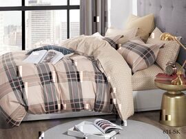 КПБ евро сатин в коробке Satin de Luxe SK Клео <611-SK>